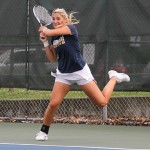 The women’s tennis team finished their season at 12-11 after advancing to the semi-final round of the OVC?tournament before losing to UT-Martin by a score of 4-1. || Sports Information.