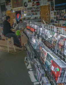 A Local record store, Terrapin Station, took part in celebrating National Record Store Day on Saturday by selling special releases and having live music. || Michelle Grimaud