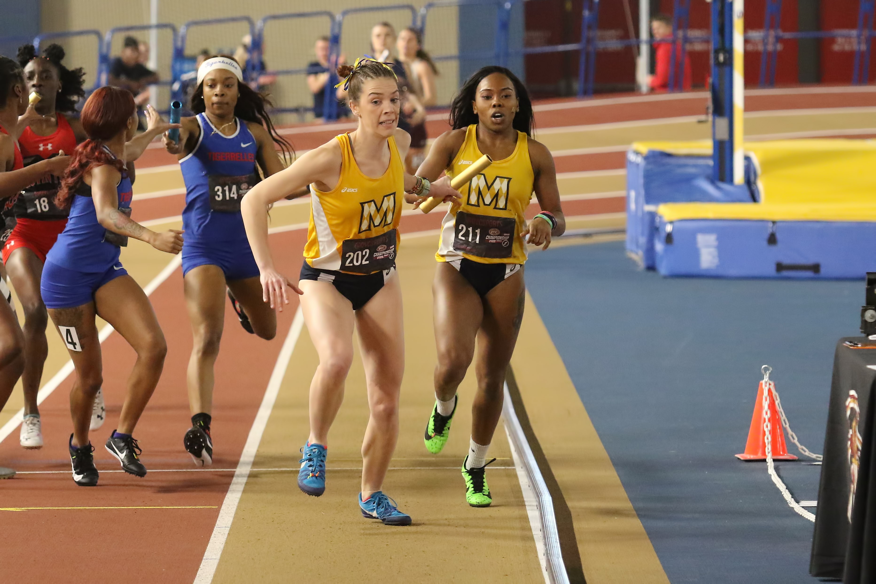 Racers place second at OVC Indoor Championships