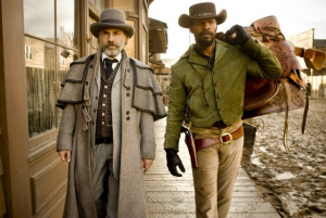 Christopher Waltz, who was nominated for his role as Dr. King Schultz, the bounty hunter and Jamie Foxx, who plays the role of Django, Schultz’s partner, both star in Quentin Tarantino’s latest film, “Django Unchained.” || Photo courtesy of IMDB.com