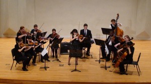 The Murray State string orchestra performs “The Four Seasons” by Antonio Vivaldi. || Photo courtesy of Sue-Jean Park