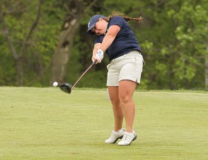 Junior Delaney Howson was named to the OVC All-Tournament team after finishing eight earlier this week. Photo courtesy of Sports Information.