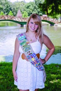 Photo provided Freshman Casey Blakenship has been involved with Girl Scouts of America for 14 years.