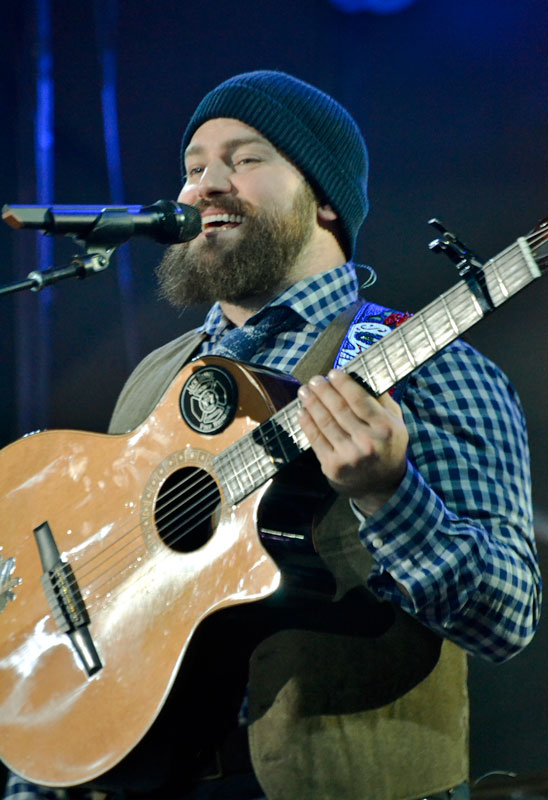 Megan Godby/The News Zac Brown performs “Southern Wind” to open the show at the CFSB Center Saturday night.