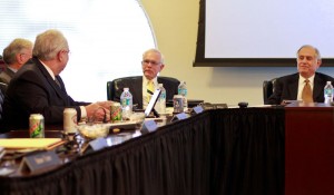 The Board of Regents voted unanimously in favor of Robert Davies becoming Murray State's 13th president Wednesday. Photo by Fumi Nakamura // The News.