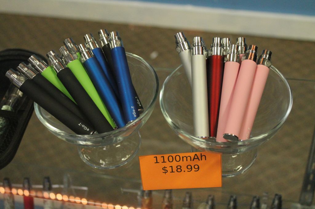 Jenny Rohl/The News Vape Paradise sells a variety of supplies for e-cigarettes and vape pens.