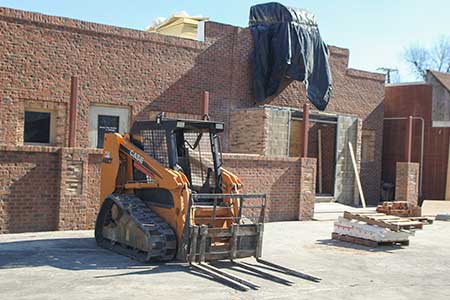 Haley Hays/The News Tap 216, the new bar replacing The Olive, is still undergoing construction. 