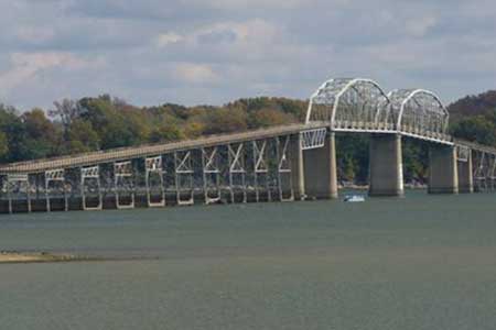 Courtesy of Nathan Holth The 83-year-old Henry Lawrence Memorial Bridge is expected to be completely replaced by 2017. 