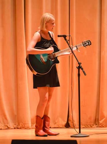 Hannah Fowl/The News  Kelsey McIlroy won first place at Murray’s Got Talent.