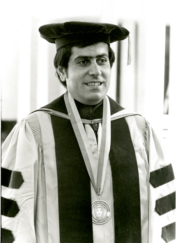 Courtesy of Pogue Archives Former President Constantine Curris’ investiture was held in 1973 and he became the youngest university president in Kentucky history.