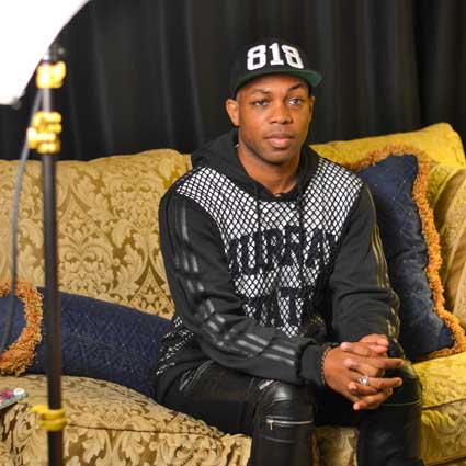 Chalice Keith/The News Todrick Hall giving a backstage interview during his time here in Murray.