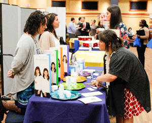 McKenna Dosier/The News CAREER FAIR: The STEM Career Fair hosted 42 employees to connect with students within that field of study.