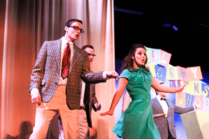 Jenny Rohl/The News This year’s Campus Lights performance brought “Hairspray: The Musical” to campus.
